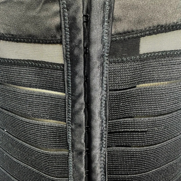 Oh La La Cherie Black Bodycon Slip Dress Size Medium - Picture 3 of 5